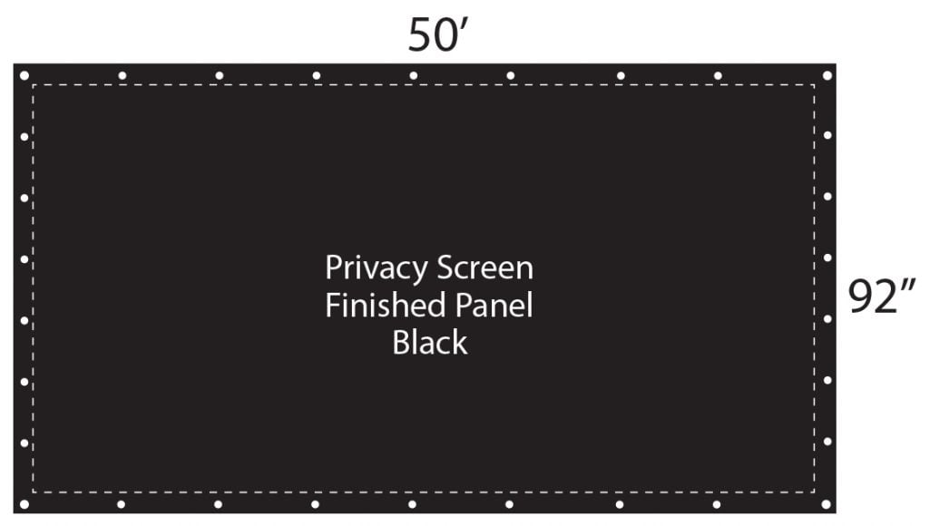 Privacy Screen – Finished Panels