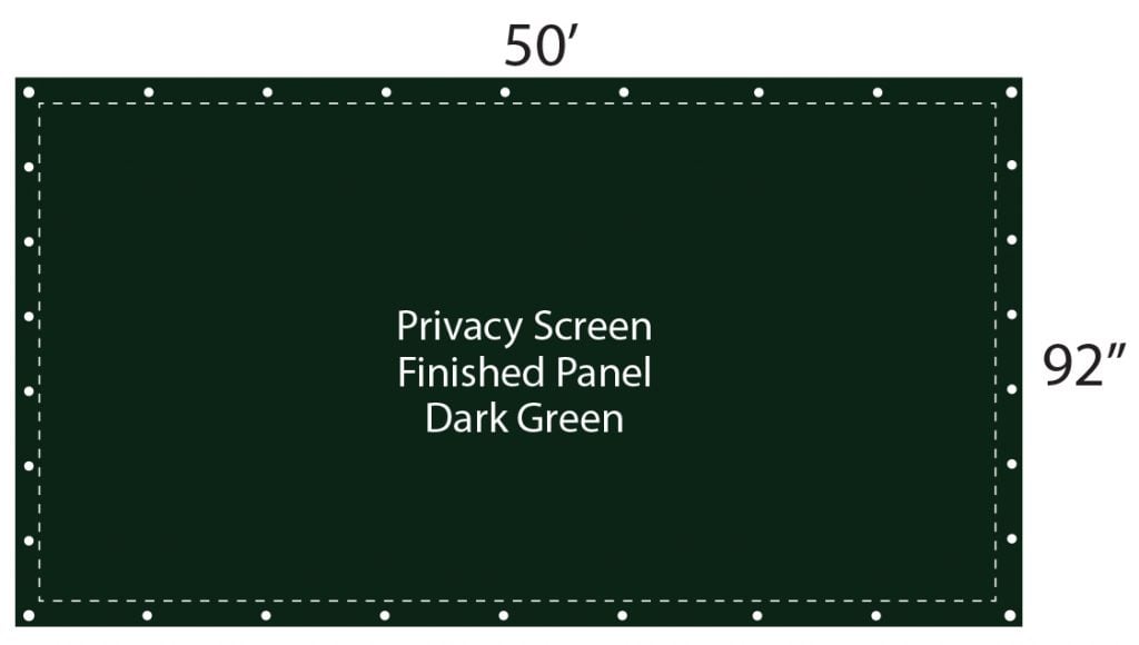 Privacy Screen – Finished Panels
