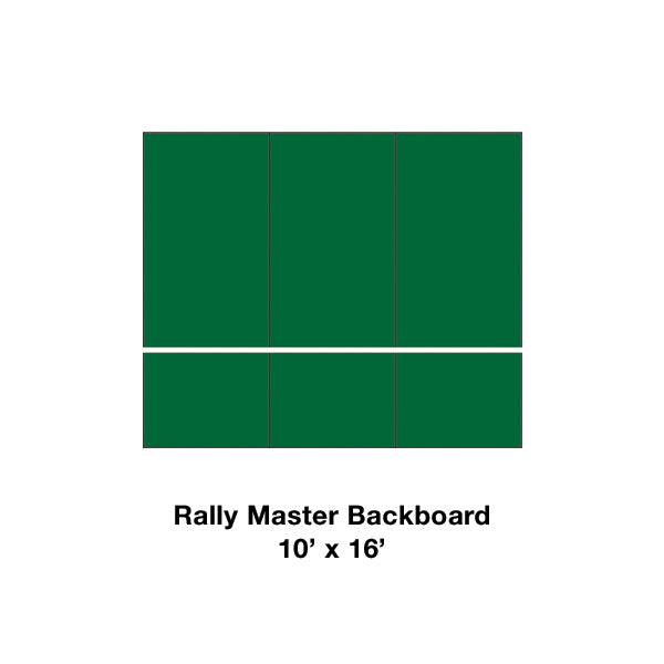 Rally Master Backboards in standard or sloped