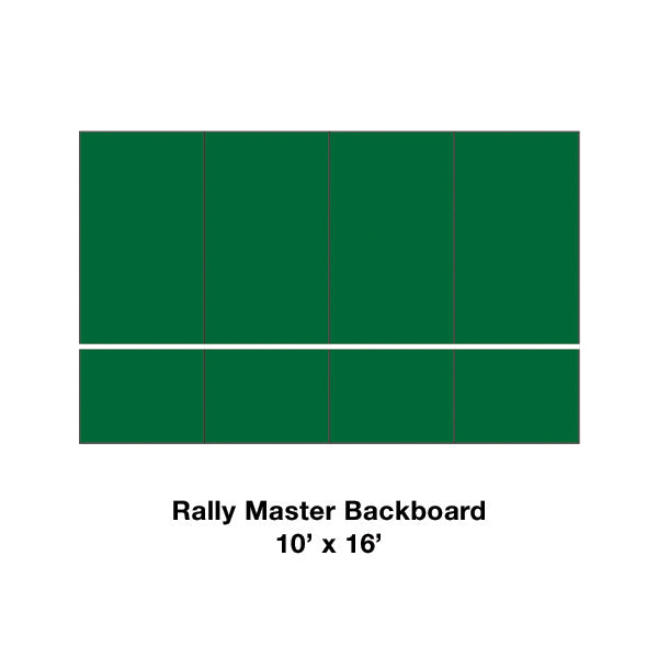Rally Master Backboards in standard or sloped