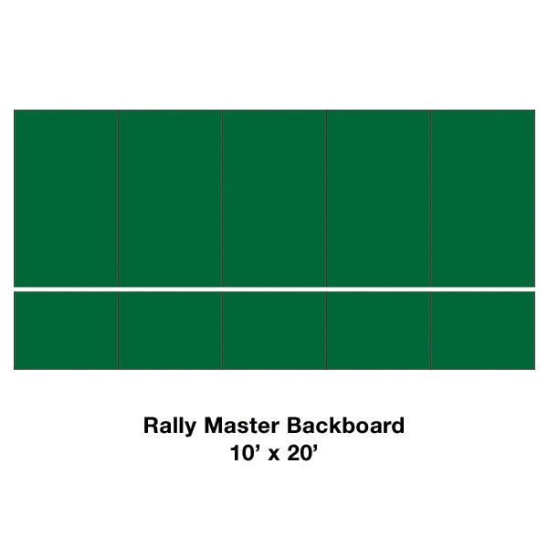 Rally Master Backboards in standard or sloped