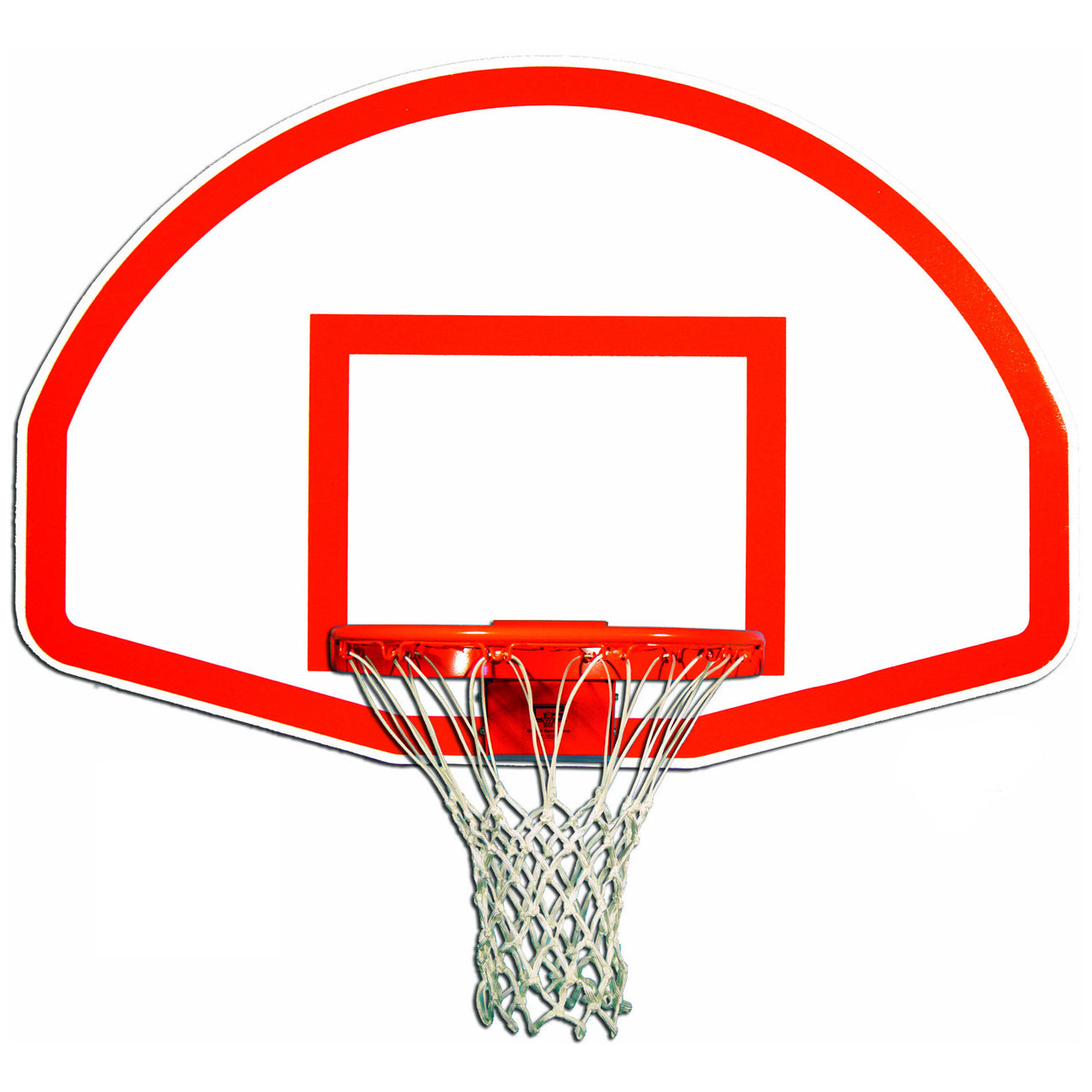 Gooseneck 4.5" FAL Basketball System, Fan Shaped Backboard