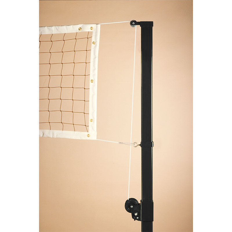 Douglas® VBS-3.5 SQ Outdoor Power Volleyball System, 3.5" SQ Steel, Black