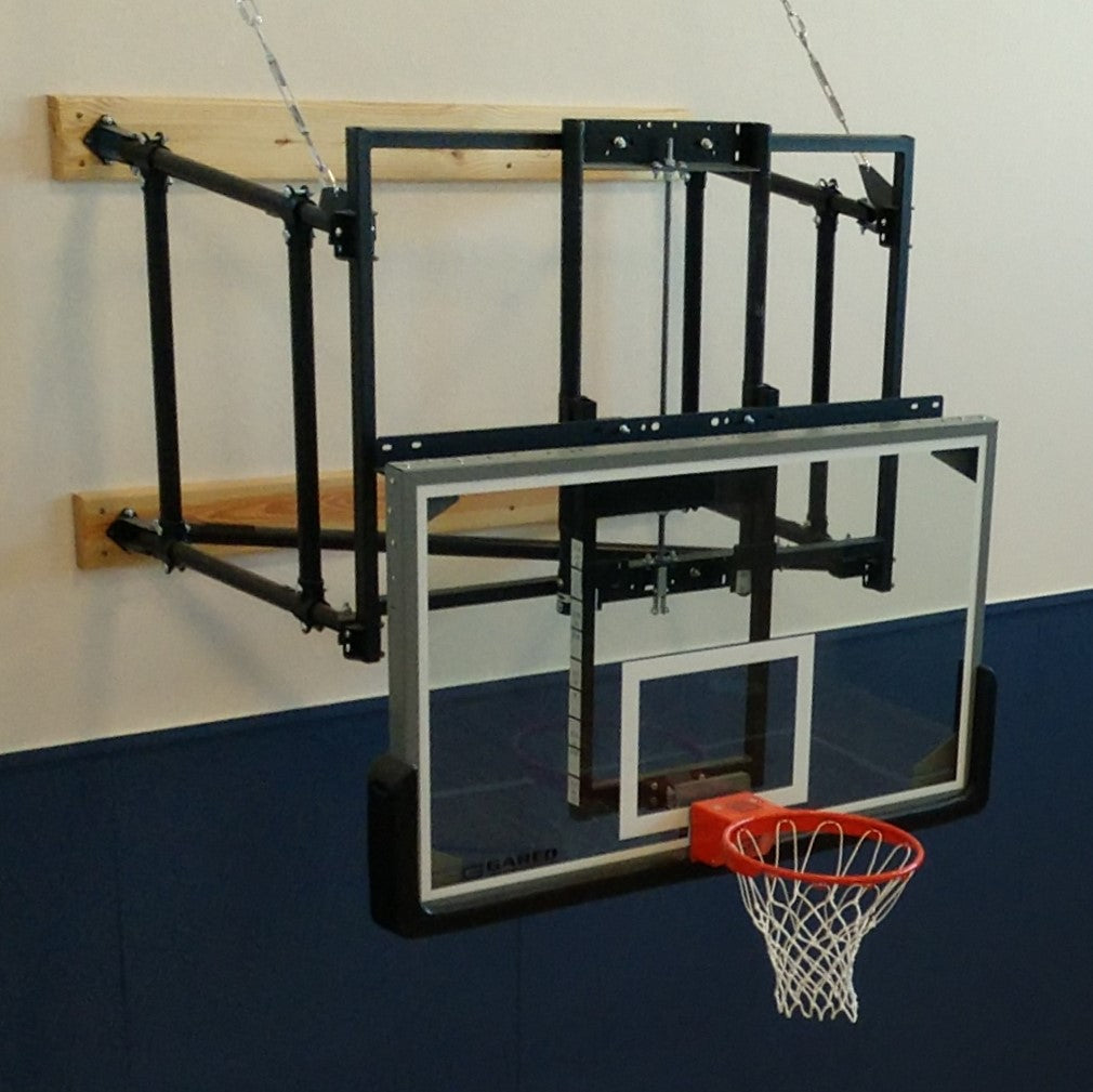 Manual Basketball Backboard Height Adjuster, Single Post