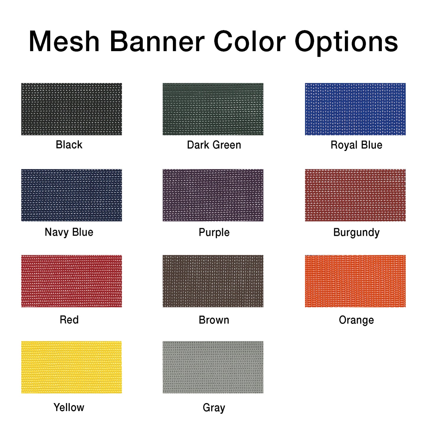 Baseball & Softball Outfield Distance Marker – Horizontal Mesh