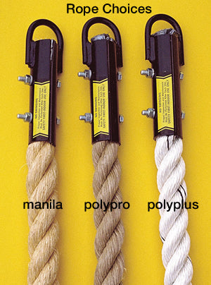 Braided Rope End, Polypro Climbing Rope