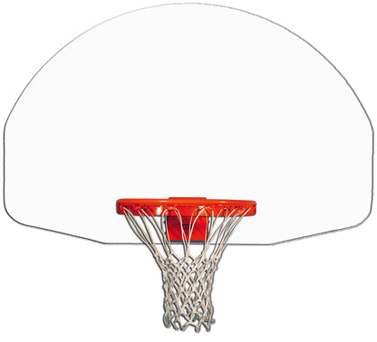 Durable Fan-Shape Unmarked Steel Basketball Backboard