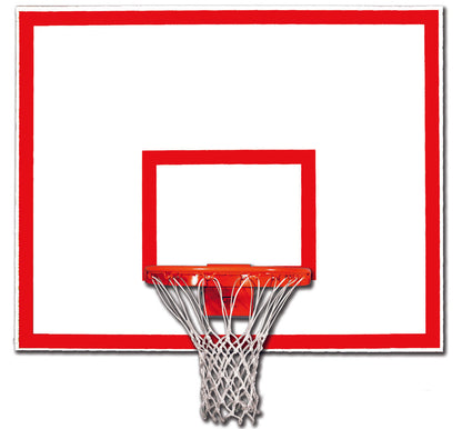 Playground Marked Steel Basketball Backboard