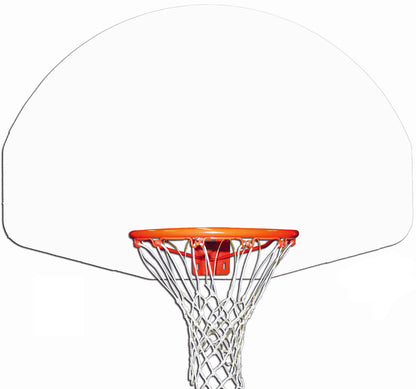 Rust-Resistant Fan-Shape Unmarked Aluminum Basketball Backboard