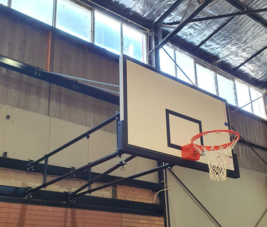 Lightweight Full Sized Fiberglass Basketball Backboard with Black Target & Border