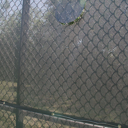 Durable Vinyl Coated Polyester Chain Link Fence Covers