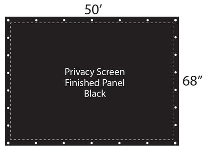 Privacy Screen – Finished Panels