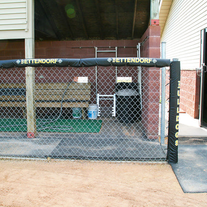 Baseball Dugout Rail Padding with Personalized Printing