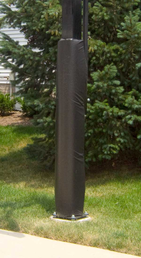Wraparound Basketball Pole Pad, Black, 6′ High