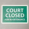 Tennis and Pickleball Court Sign