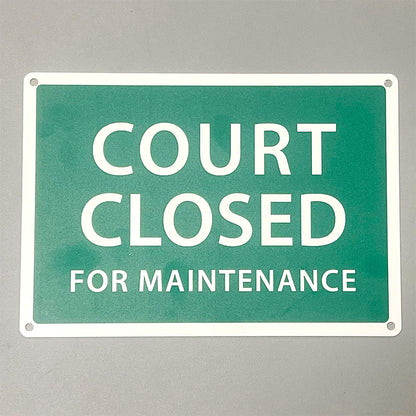 Tennis and Pickleball Court Sign