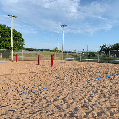 Outdoor Volleyball Boundary Lines 1” Blue Webbing