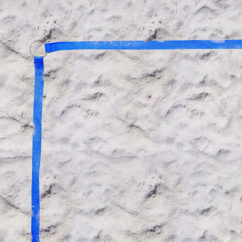 Outdoor Volleyball Boundary Lines 1” Blue Webbing