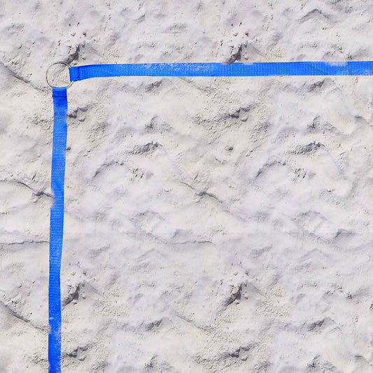Outdoor Volleyball Boundary Lines 1” Blue Webbing