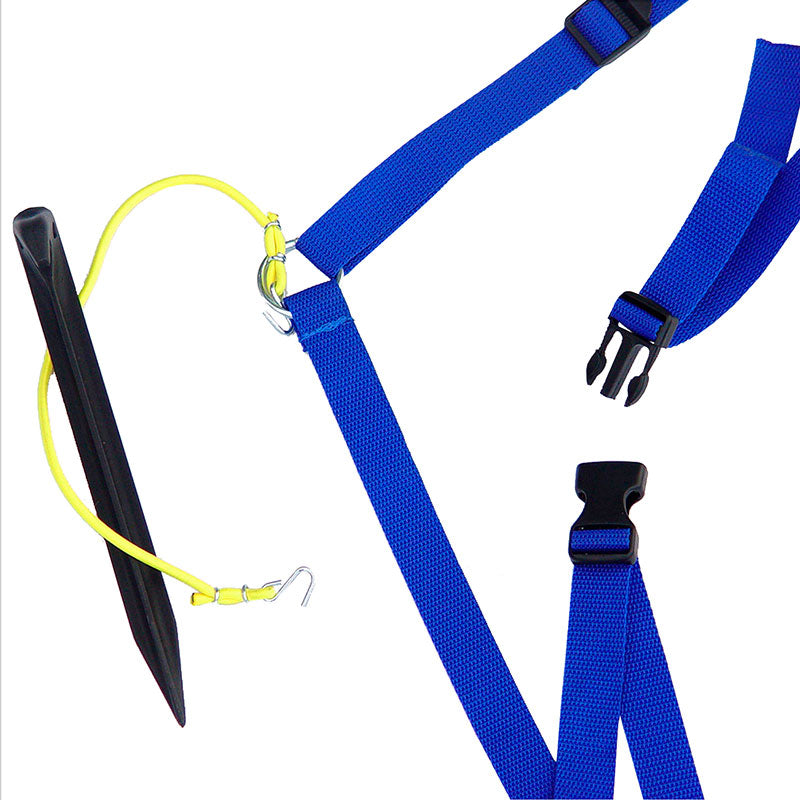 Outdoor Volleyball Boundary Lines 1” Blue Webbing
