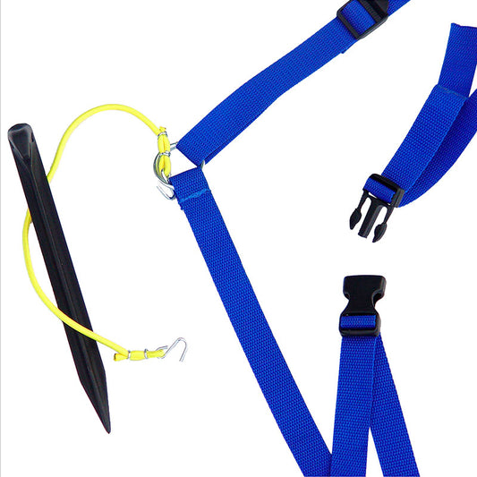 Outdoor Volleyball Boundary Lines 1” Blue Webbing