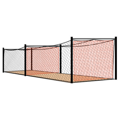 Baseball/Softball Impact Net 12' wide with Rope Border