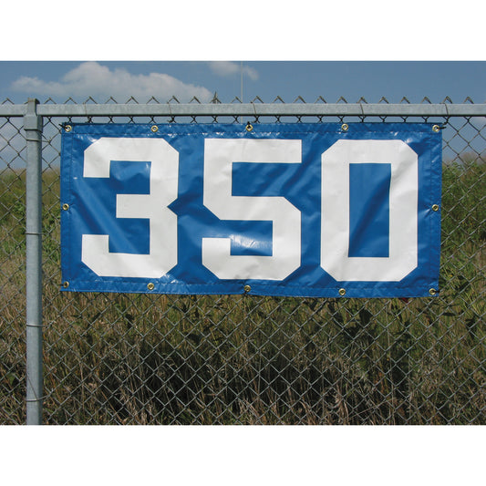 Douglas® Outfield Horizontal Vinyl Distance Markers – Baseball & Softball