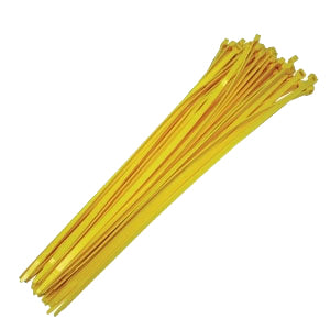 Poly Cap Ties – Yellow 19" Fence Cap Fasteners