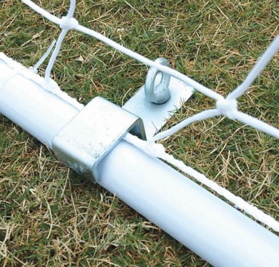 PRO Portable Soccer Goals, 4″ Round Aluminum, Official Size with 4mm Nets