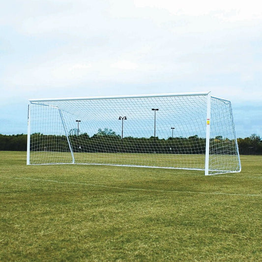 PRO Portable Soccer Goals, 4″ Round Aluminum, Official Size with 4mm Nets