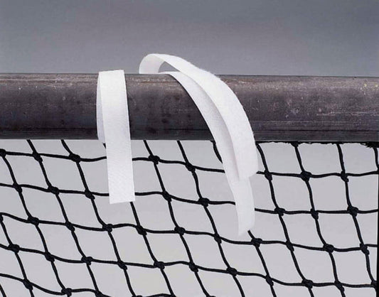 Velcro Net Straps 16″ Hook & Loop, White (Set of 24)