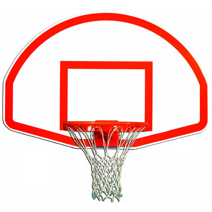 Gooseneck 4.5" FAL Basketball System, Fan Shaped Backboard