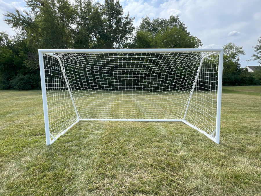 Touchline® Striker 3" Round-Frame Aluminum Soccer Goal, 8' x 24'
