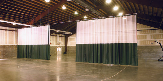 Walk-Draw Gymnasium Curtain
