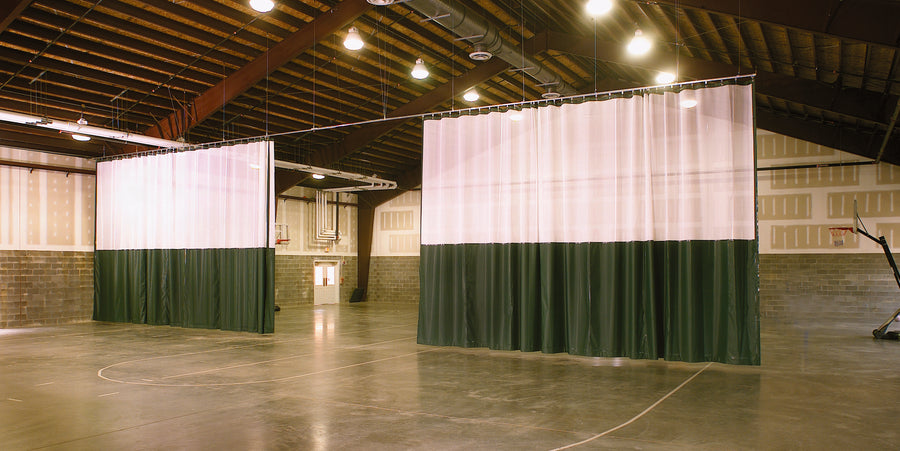 Walk-Draw Gymnasium Curtain