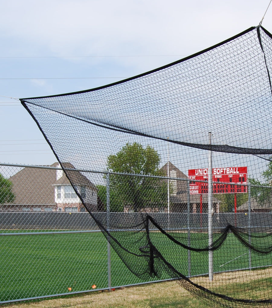 Outdoor Batting Cage Net, 1-3/4" Square Mesh