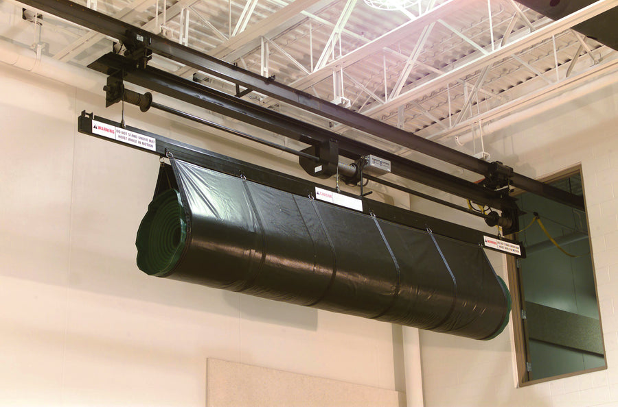 Stationary Mat Storage System, 20' Double Load Bar