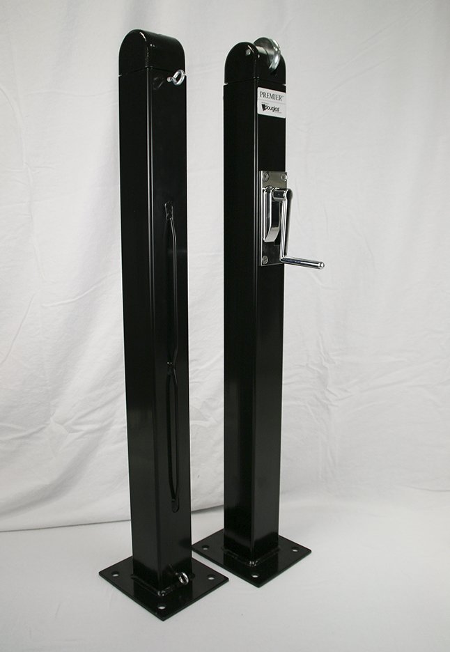 Douglas® Premier™ Square Surface Mount Pickleball Posts