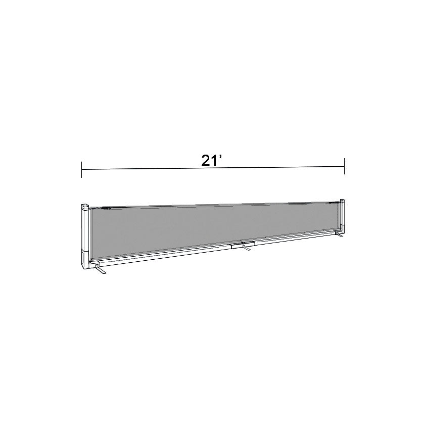 Movable, Semi-permanent Pickleball Court Divider Systems