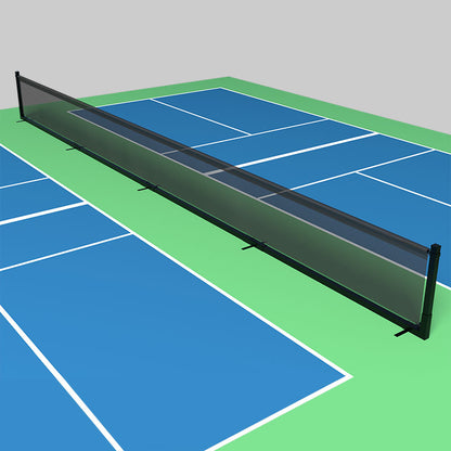 Movable, Semi-permanent Pickleball Court Divider Systems