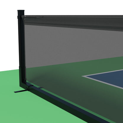 Movable, Semi-permanent Pickleball Court Divider Systems