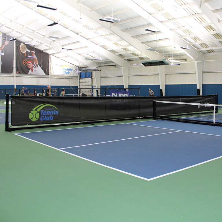 Movable, Semi-permanent Pickleball Court Divider Systems
