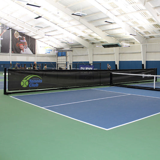 Movable, Semi-permanent Pickleball Court Divider Systems