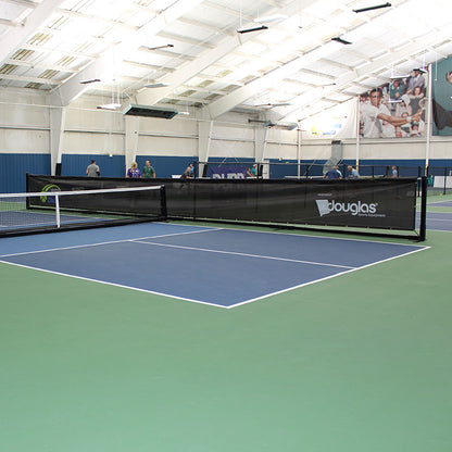 Movable, Semi-permanent Pickleball Court Divider Systems