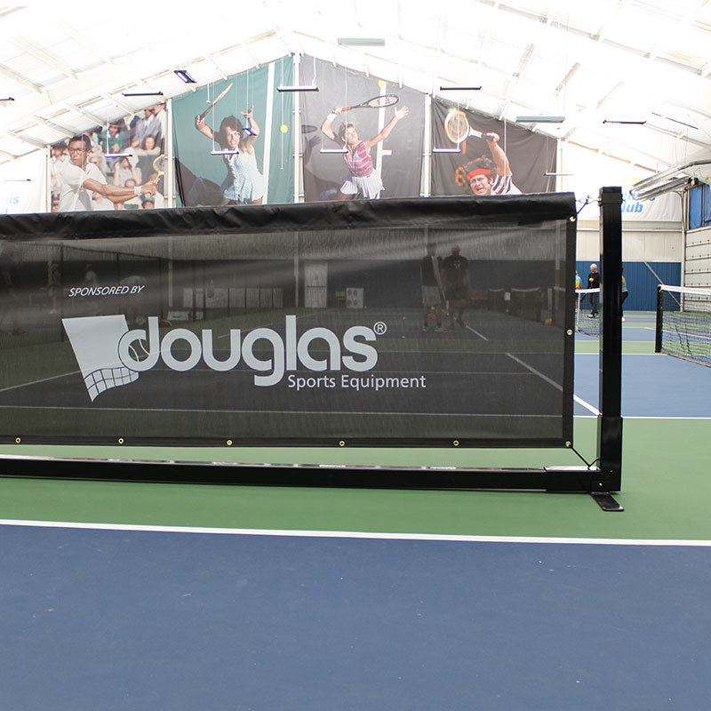 Movable, Semi-permanent Pickleball Court Divider Systems