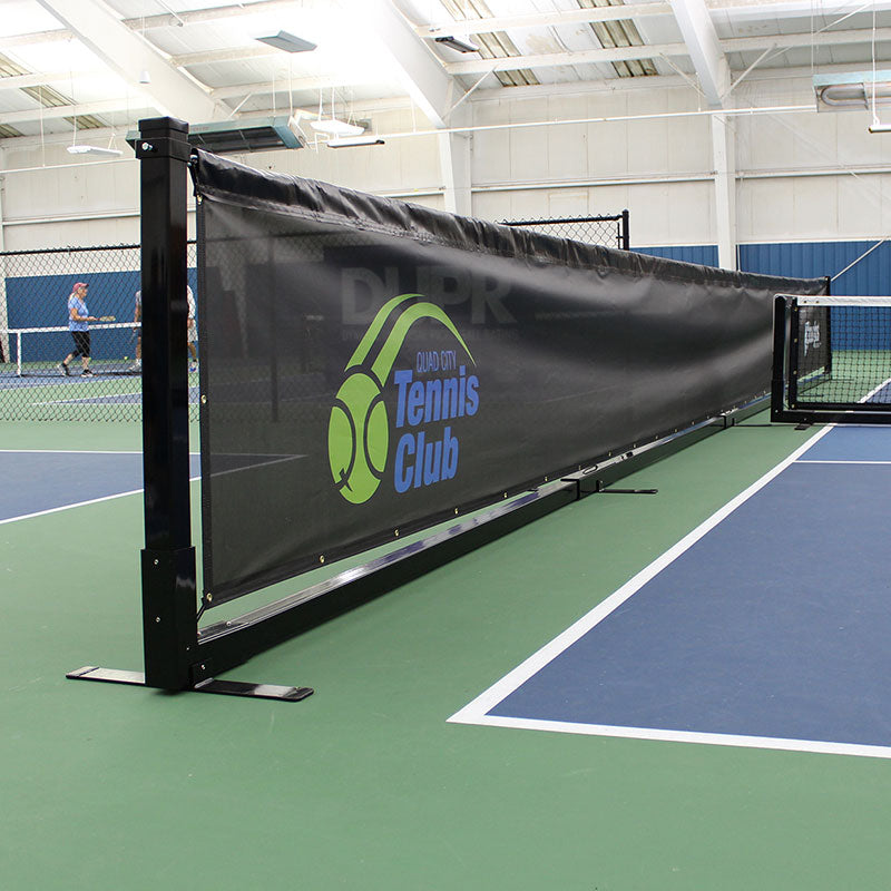 Movable, Semi-permanent Pickleball Court Divider Systems