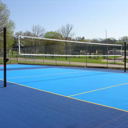 Douglas® VBS-3.5 SQ Outdoor Power Volleyball System, 3.5" SQ Steel, Black