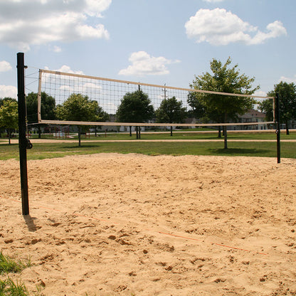 Douglas® VBS-3.5 SQ Outdoor Power Volleyball System, 3.5" SQ Steel, Black