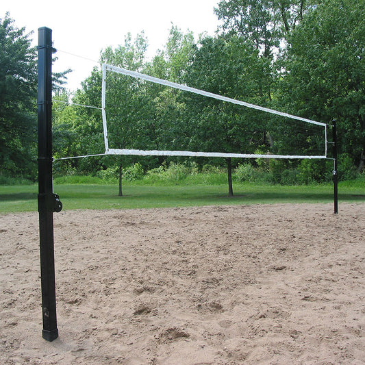 Douglas® VBS-3.5 SQ Outdoor Power Volleyball System, 3.5" SQ Steel, Black