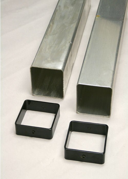 GS-36SQ Aluminum Ground Sleeves 36″ Long for 4″ SQ Posts w/Collars (For Sand VB)